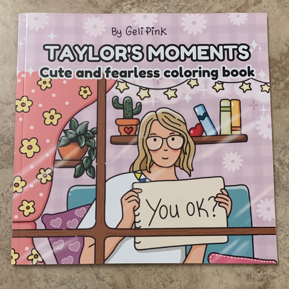 Taylor Swift inspired Taylor’s Moments Cute and Fearless Coloring Book NEW